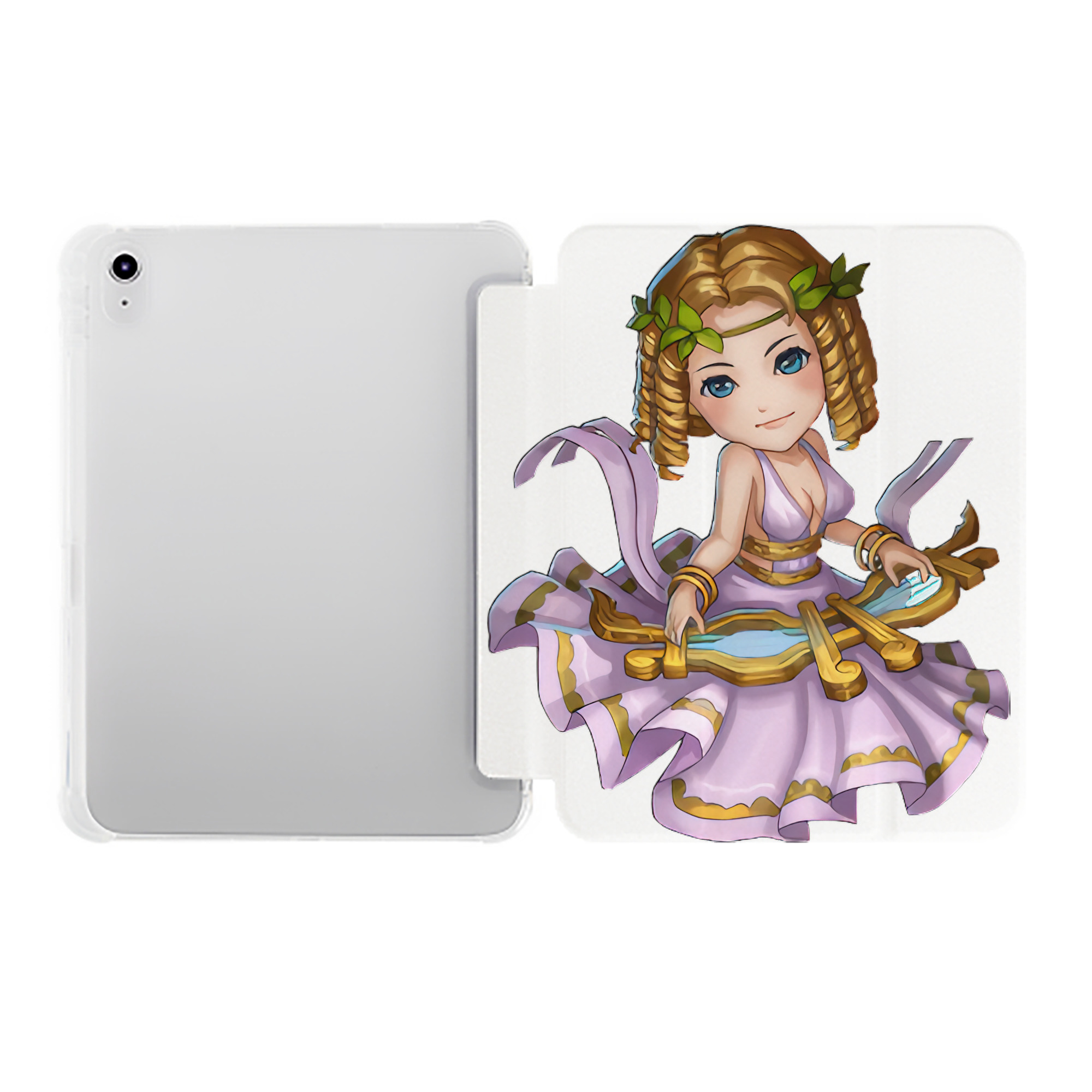 （画像用） リーグ・オブ・レジェンド League of Legends LOL IPad ケース ペン収納付き 三つ折りスタンド PUレザー×シリコン 対応機種9.5/10.5/10.9インチ